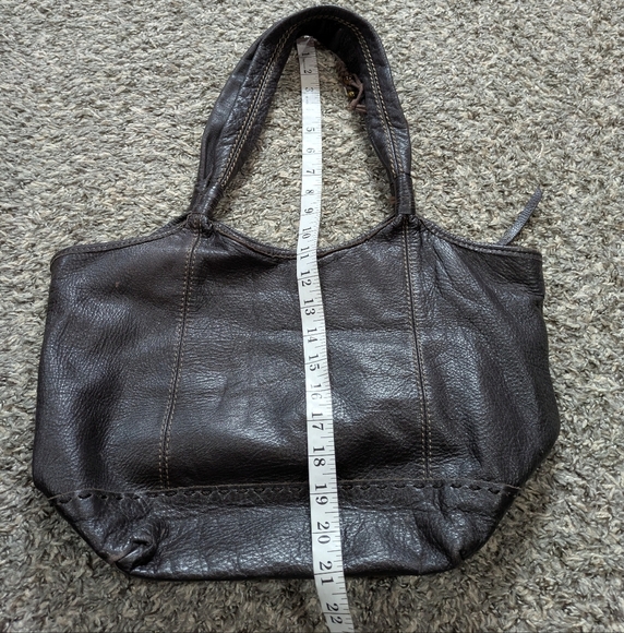 The Sak Brown Leather Hobo Shoulder Bag - Picture 12 of 13